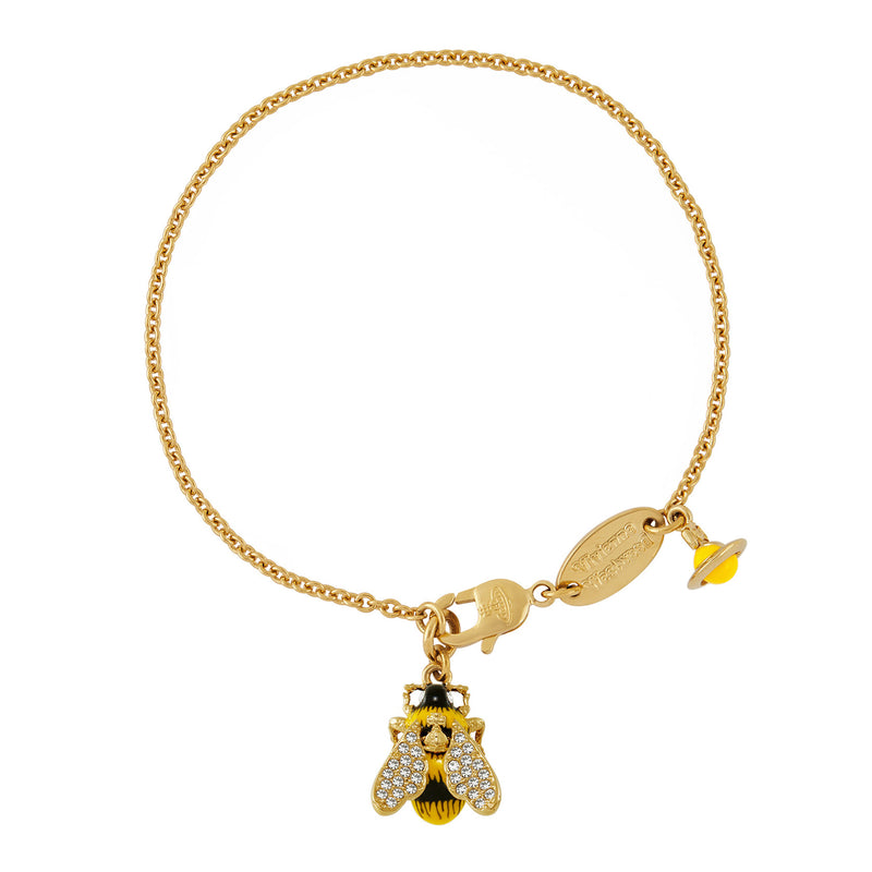 Vivienne Westwood Bumble Bee Bracelet, Gold Plated
