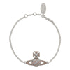 Vivienne Westwood Assita Bas Relief Bracelet, Platinum Plated