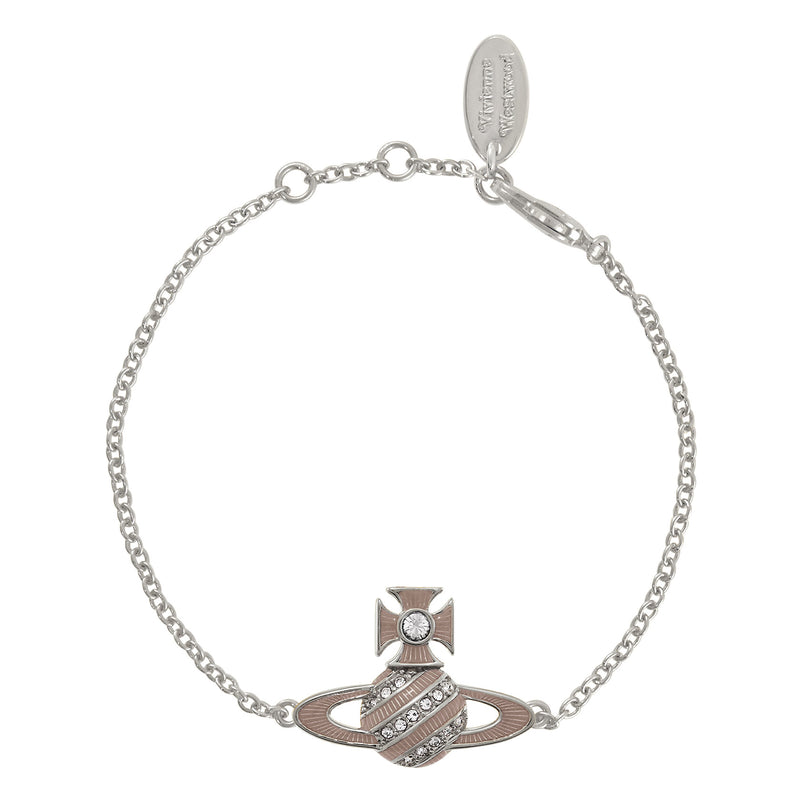 Vivienne Westwood Assita Bas Relief Bracelet, Platinum Plated
