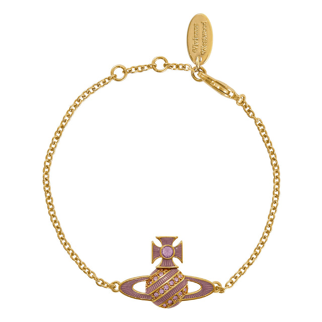Vivienne Westwood Assita Bas Relief Bracelet, Gold Plated