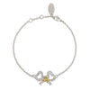 Vivienne Westwood Rigoberta Bow Bracelet, Platinum Plated