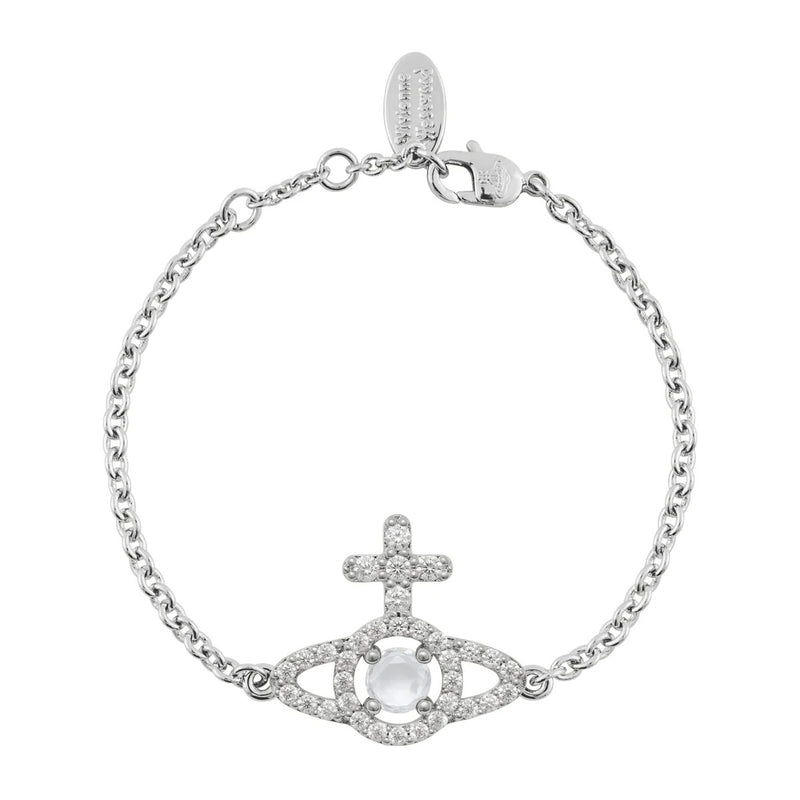 Vivienne Westwood Olympia CZ Bracelet, Platinum Plated