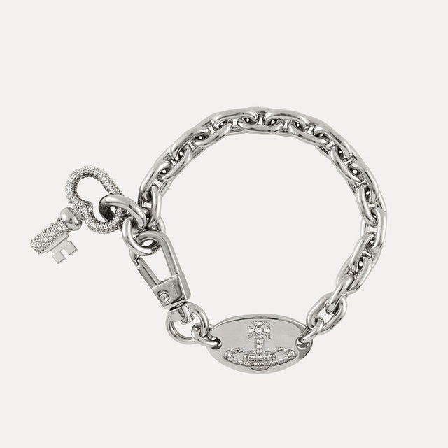 Vivienne Westwood Ovidia Bracelet, Platinum Plated