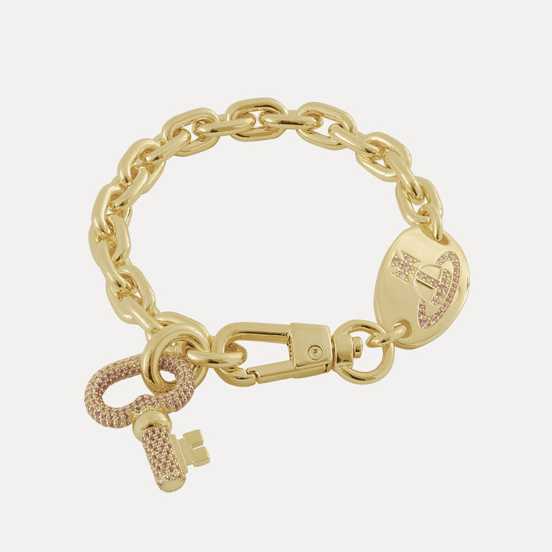 Vivienne Westwood Ovidia Gold Bracelet, Gold Plated