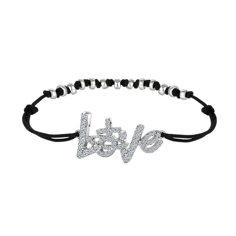 Vivienne Westwood Wilma Friendship Bracelet, Rhodium Plated
