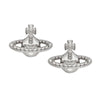 Vivienne Westwood Farah Stud Earrings, Platinum Plated