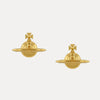 Vivienne Westwood Solid Orb Earrings, Gold Plated