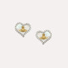 Vivienne Westwood Petra Silver/Gold Earrings, Platinum Plated