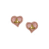 Vivienne Westwood Petra Coral Pearl Earrings, Rose Gold Plated