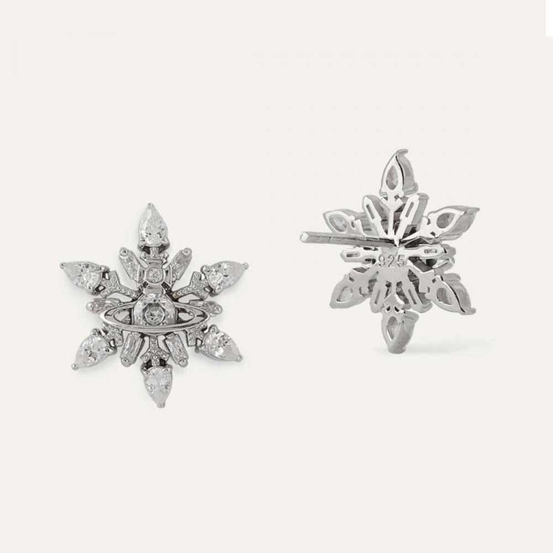 Vivienne Westwood Sterling Silver Blanka Earrings