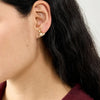 Vivienne Westwood Simonetta Bas Relief Gold Pearl Earrings, Gold Plated