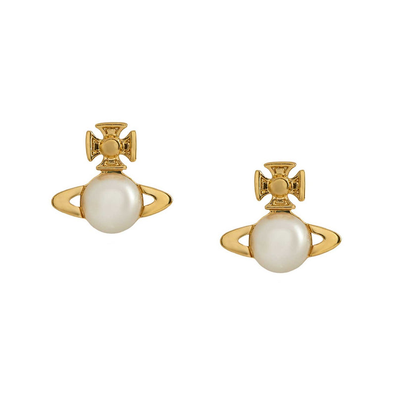 Vivienne Westwood Balbina Earrings, Gold Plated
