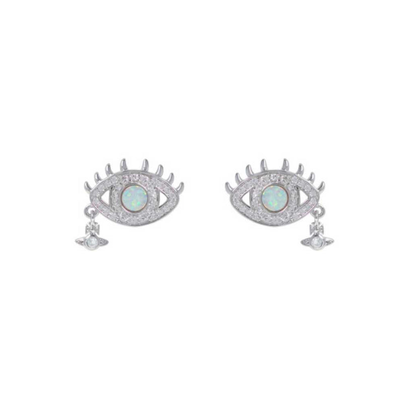 Vivienne Westwood Rahmona Earrings, Rhodium Plated