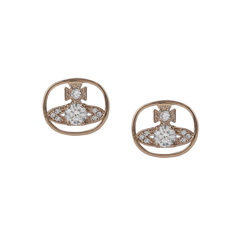 Vivienne Westwood Milena Earrings, Rose Gold Plated
