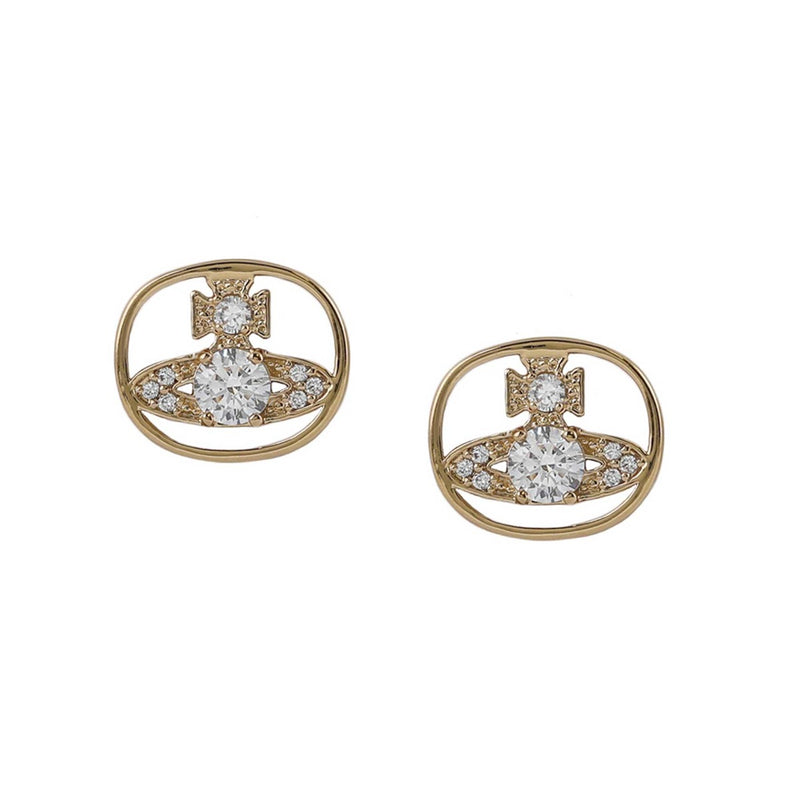 Vivienne Westwood Milena Earrings, Gold Plated
