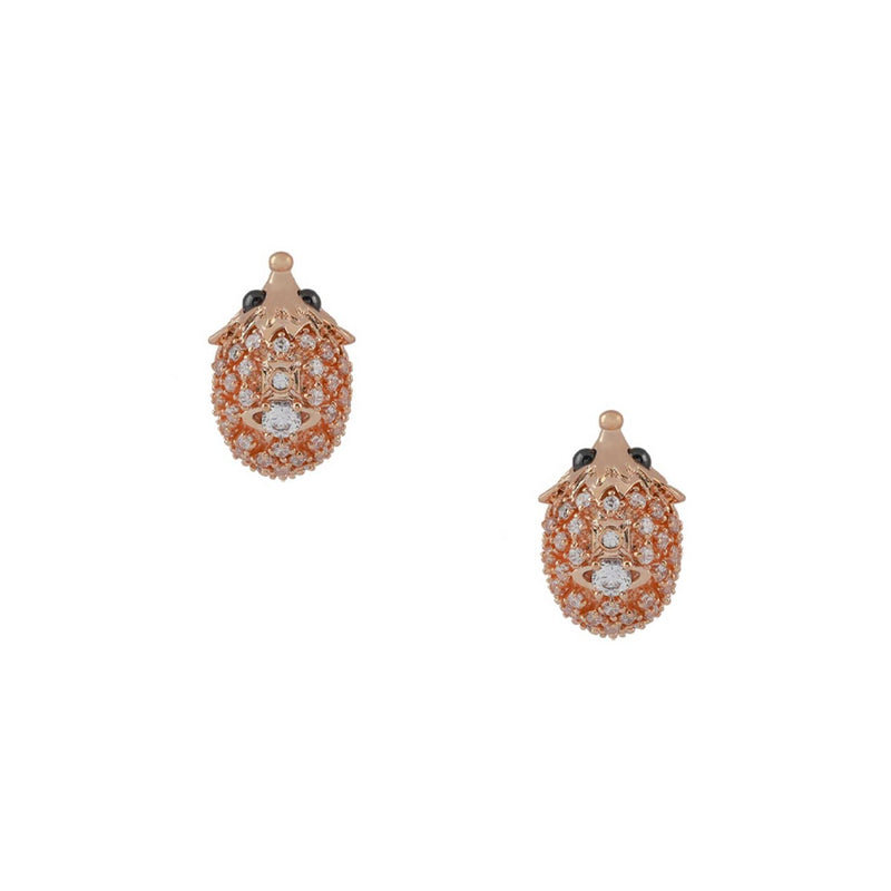 Vivienne Westwood Belita Earrings, Rose Gold Plated
