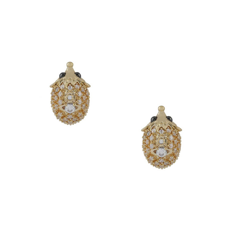 Vivienne Westwood Belita Earrings, Gold Plated