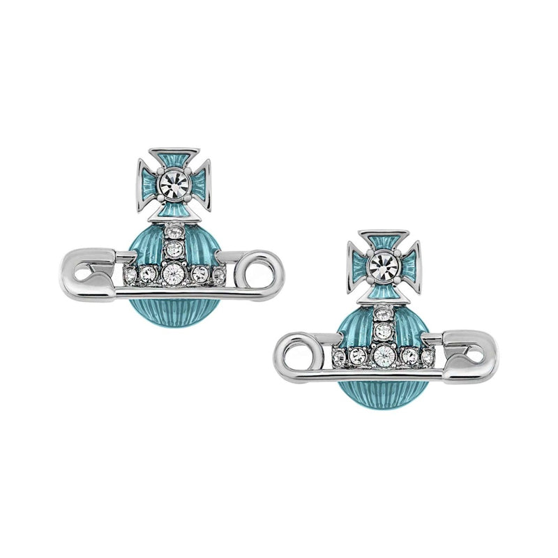 Vivienne Westwood Kitty Earrings, Platinum Plated
