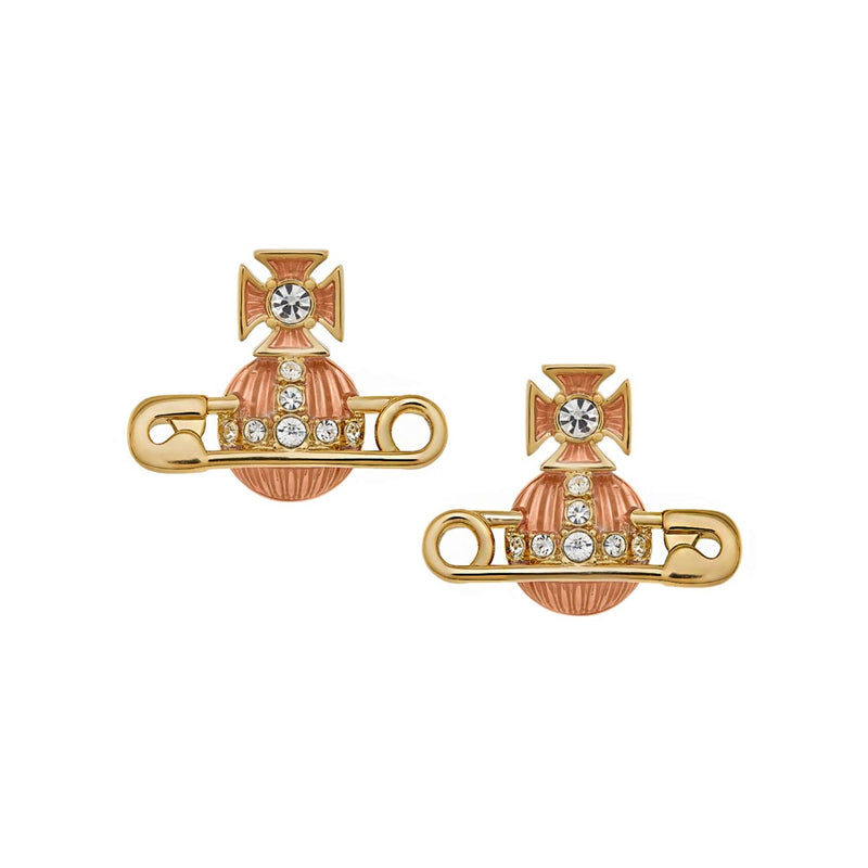Vivienne Westwood Kitty Earrings, Gold Plated
