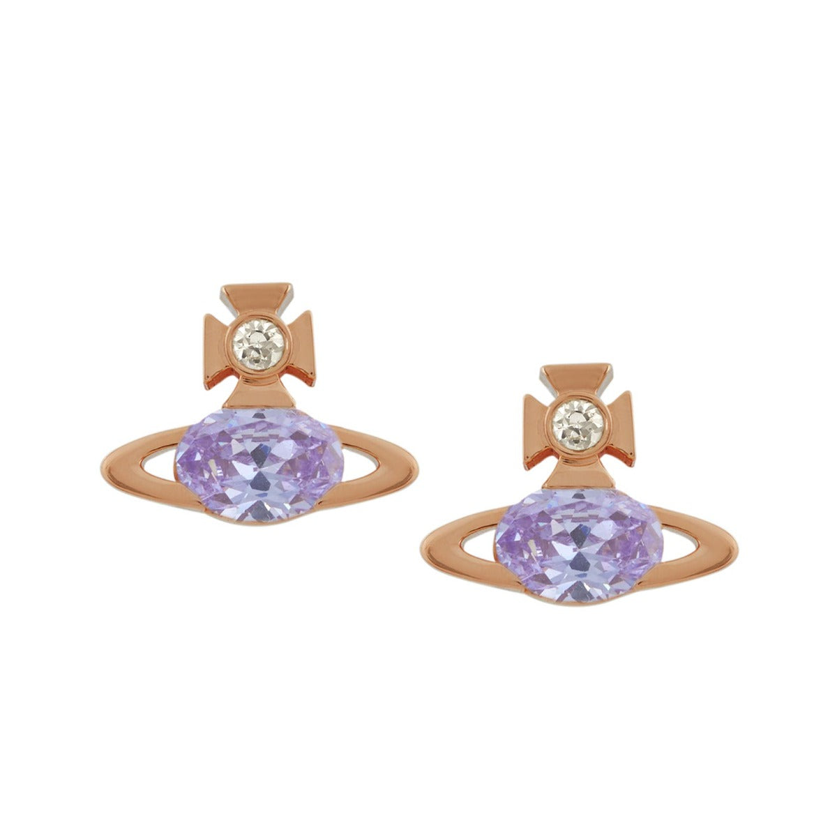 Vivienne Westwood Allie Earrings, Rose Gold Plated – David
