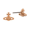 Vivienne Westwood Lorelei Stud Earrings, Rose Gold Plated