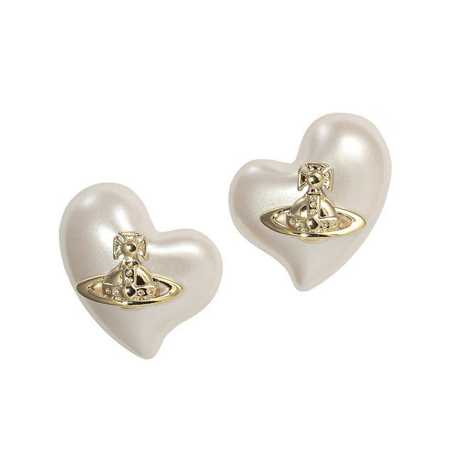 Vivienne Westwood Florentina Stud Earrings, Gold Plated