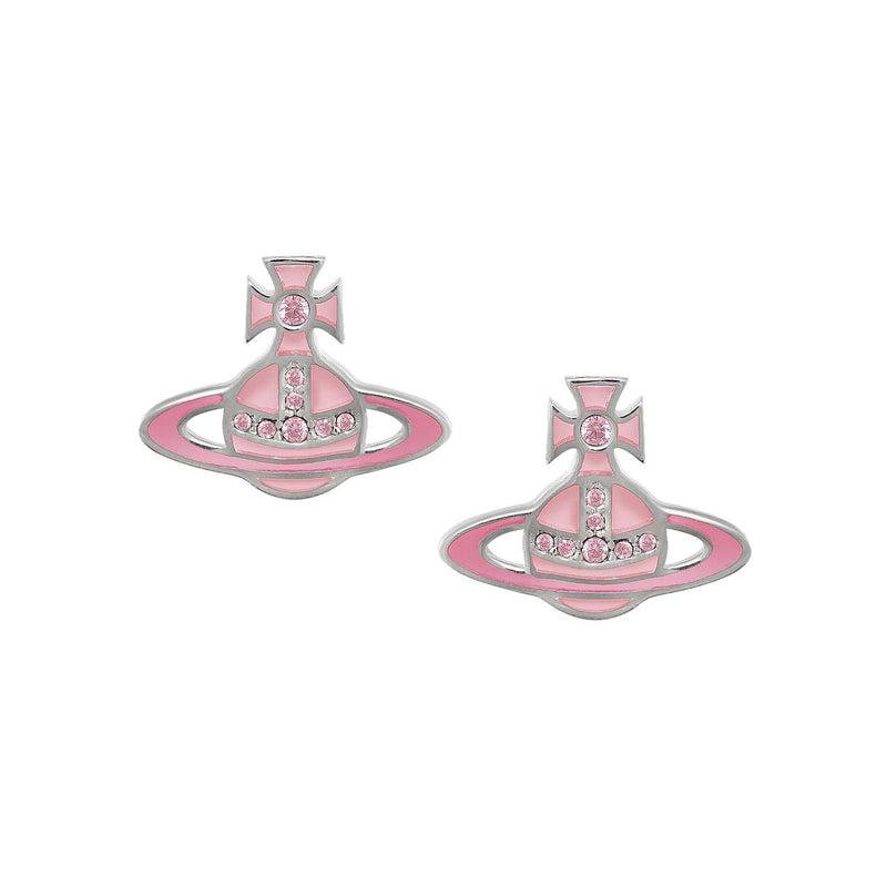 Vivienne Westwood Concetta Bas Relief Earrings, Platinum Plated