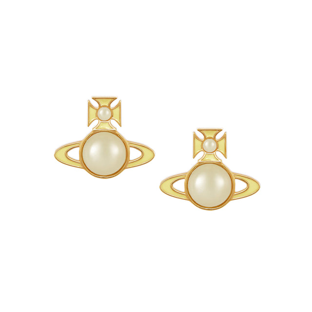 Vivienne Westwood Tillya Orb Earrings, Gold Plated