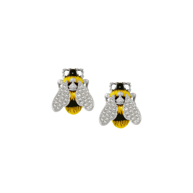 Vivienne Westwood Bumble Bee Earrings, Platinum Plated
