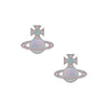 Vivienne Westwood Rina Aquamarine Earrings, Platinum Plated