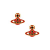 Vivienne Westwood Sylvana Orb Stud Earrings, Gold Plated