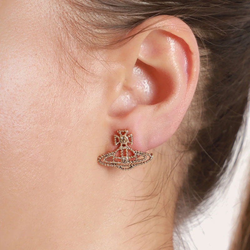 Vivienne Westwood Coretta Earrings, Gold Plated