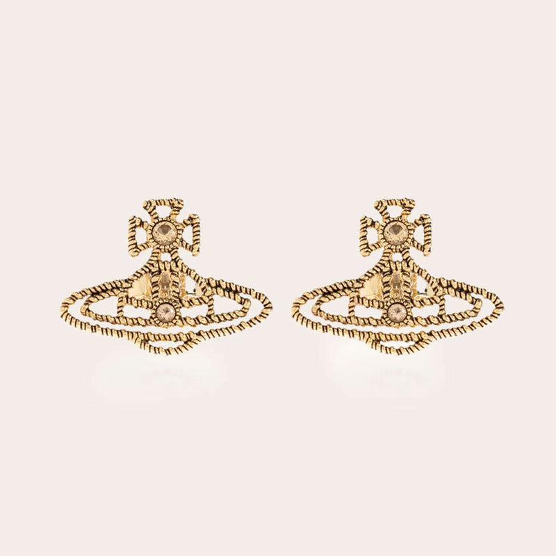 Vivienne Westwood Coretta Earrings, Gold Plated