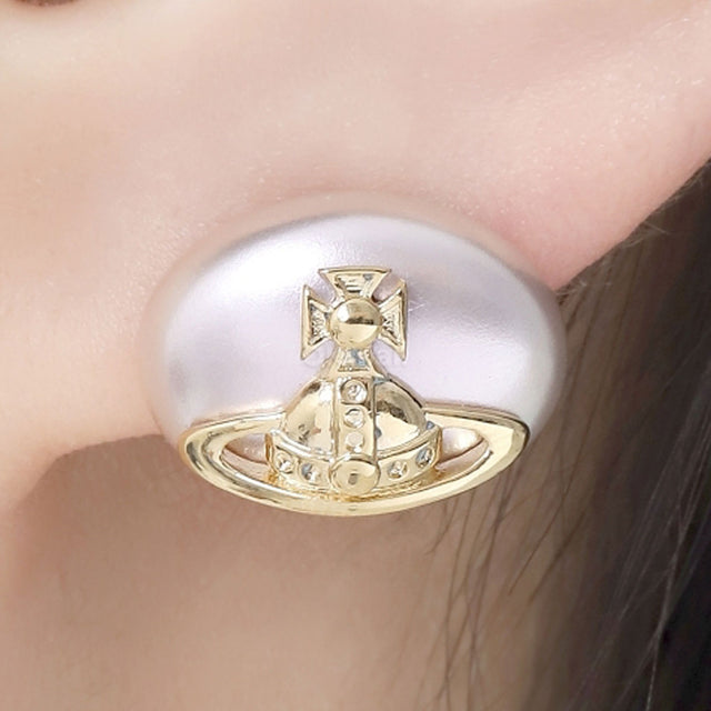 Vivienne Westwood Lavina Earrings, Gold Plated