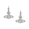 Vivienne Westwood Grace Bas Relief Earrings, Platinum Plated