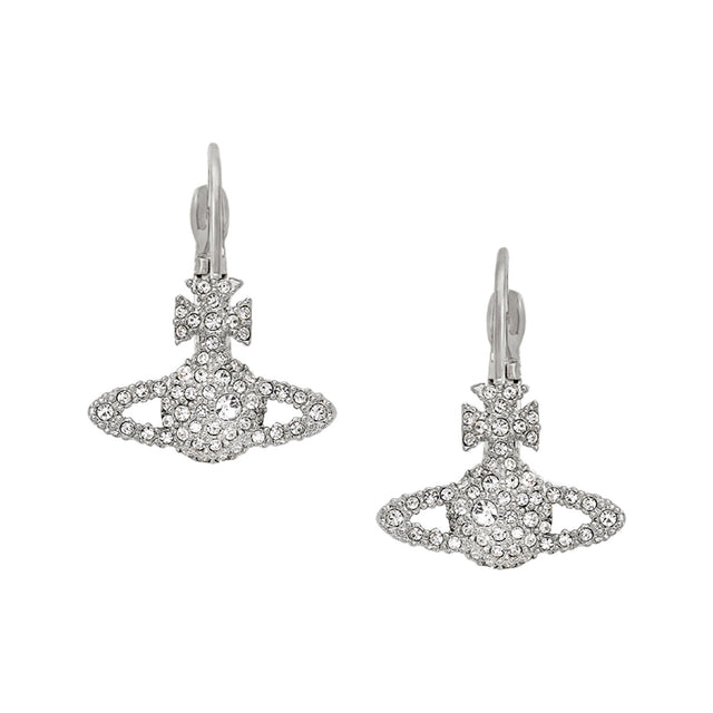 Vivienne Westwood Grace Bas Relief Earrings, Platinum Plated