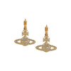 Vivienne Westwood Grace Bas Relief Earrings, Gold Plated
