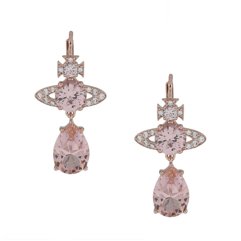 Vivienne Westwood Ismene Drop Earrings, Rose Gold Plated
