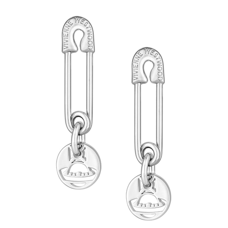 Vivienne Westwood Imogene Earrings, Platinum Plated