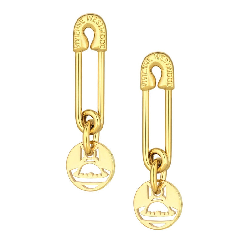 Vivienne Westwood Imogene Earrings, Gold Plated