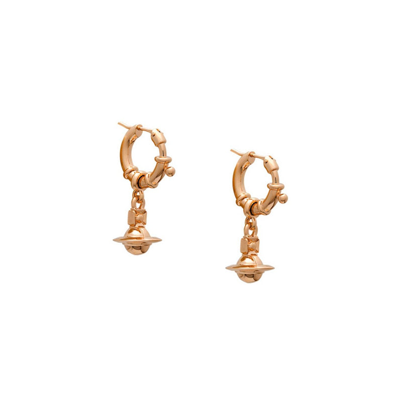 Vivienne Westwood Pauliana Small Earrings, Rose Gold Plated
