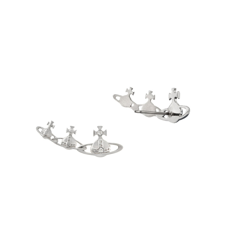 Vivienne Westwood Candy Silver Earrings, Platinum Plated