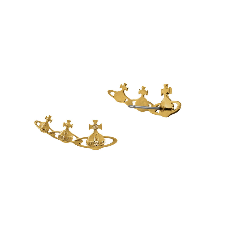 Vivienne Westwood Candy Gold Earrings, Gold Plated