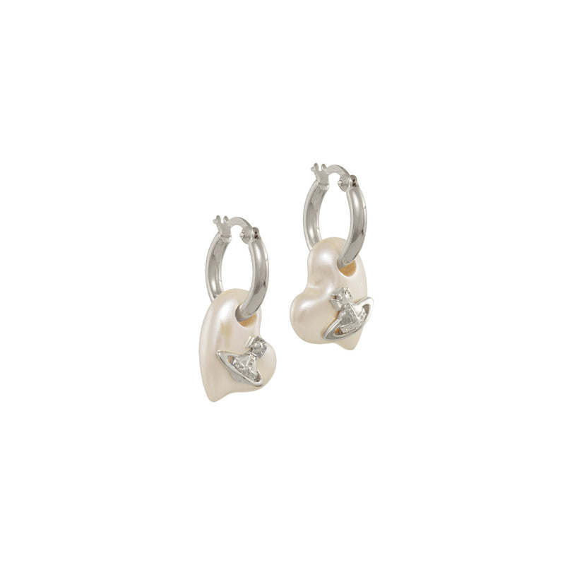 Vivienne Westwood Florentia Earrings, Platinum Plated