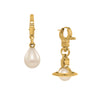 Vivienne Westwood Claude Small Earrings, Gold Plated