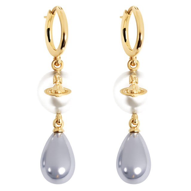 Vivienne Westwood Martha Pearl Earrings, Gold Plated