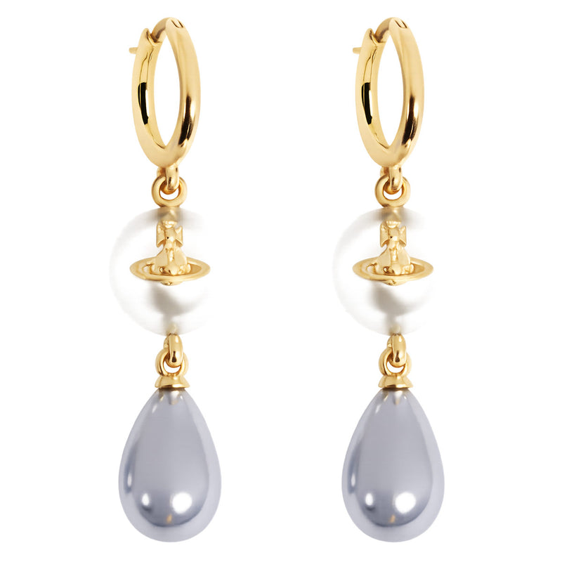 Vivienne Westwood Martha Pearl Earrings, Gold Plated