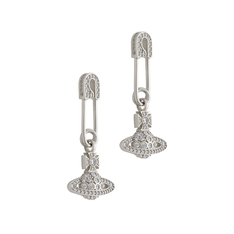 Vivienne Westwood Lucrece Earrings, Platinum Plated