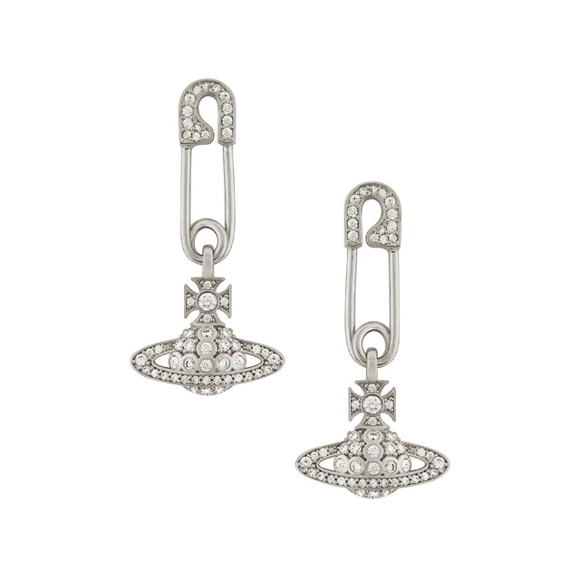 Vivienne Westwood Lucrece Earrings, Platinum Plated