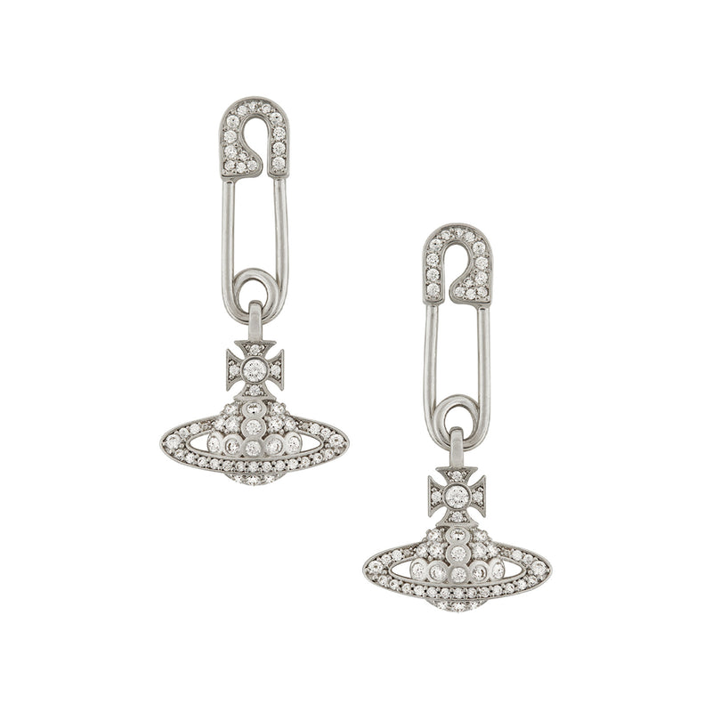Vivienne Westwood Lucrece Earrings, Platinum Plated